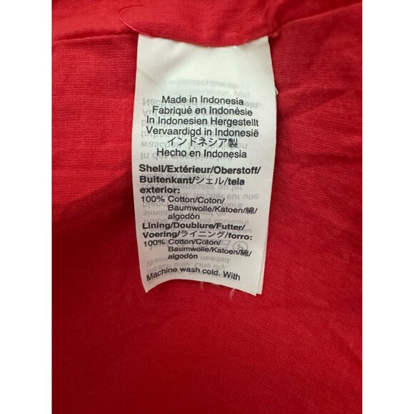 J. Crew Pink Basketweave‎ Scalloped Hem Sheath Dress Size 12 Cotton Summer Party - Picture 8 of 9